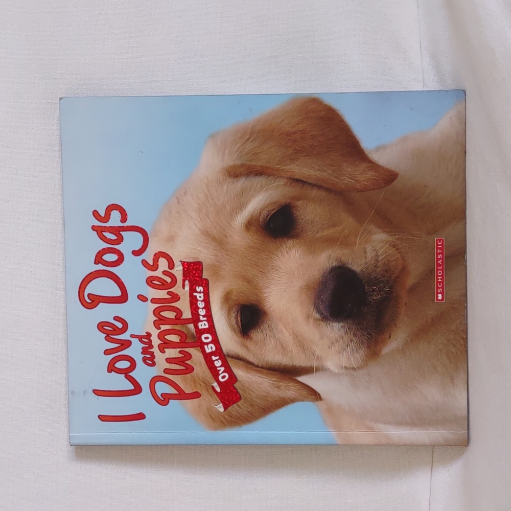 I love dogs and puppies  book (over 50 breeds) kids children's animals puppies